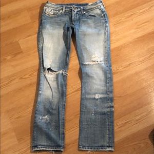 Distressed Diesel Jeans